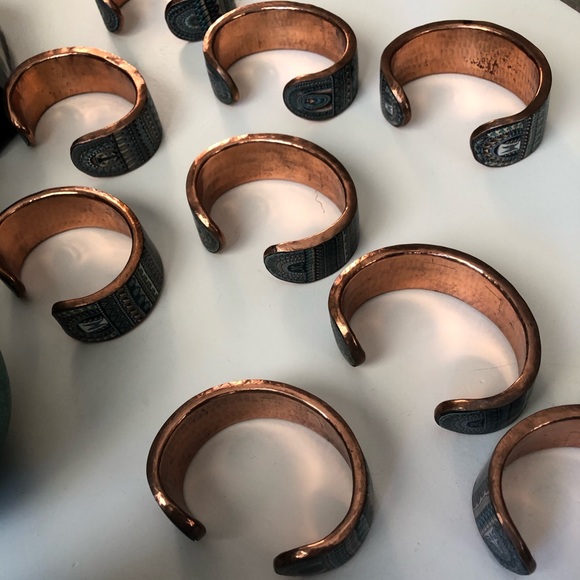 Datura Art Handmade Global Artisans Copper Cuffs - Picture 14 of 14